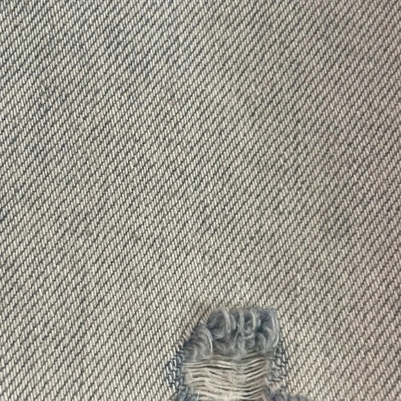 Distressed Button-Up Denim Skirt - Small - Picture 5 of 8